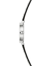 Load image into Gallery viewer, BFFL Silver Tone Multi Studded Leather Watch, 36MM
