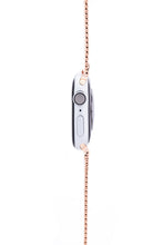 Load image into Gallery viewer, Apple Watch® Strap Pressed Mesh Rose Gold
